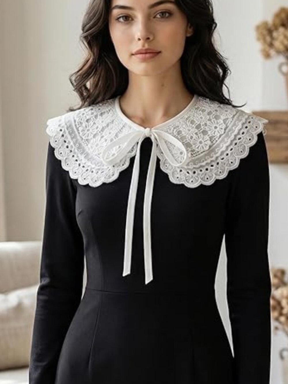 Vintage Decorative Lace up Choker